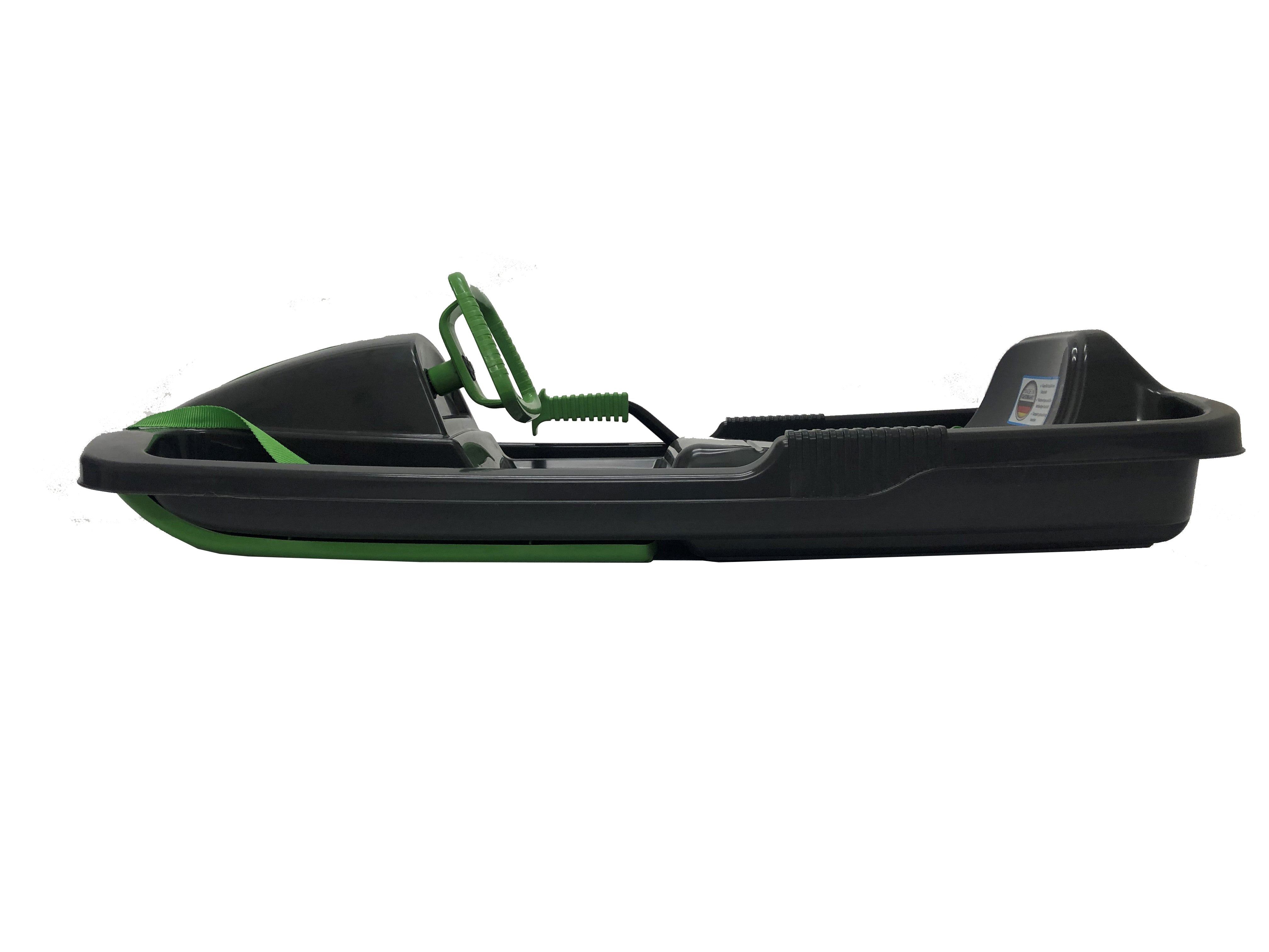 side view of made in germany toboggin