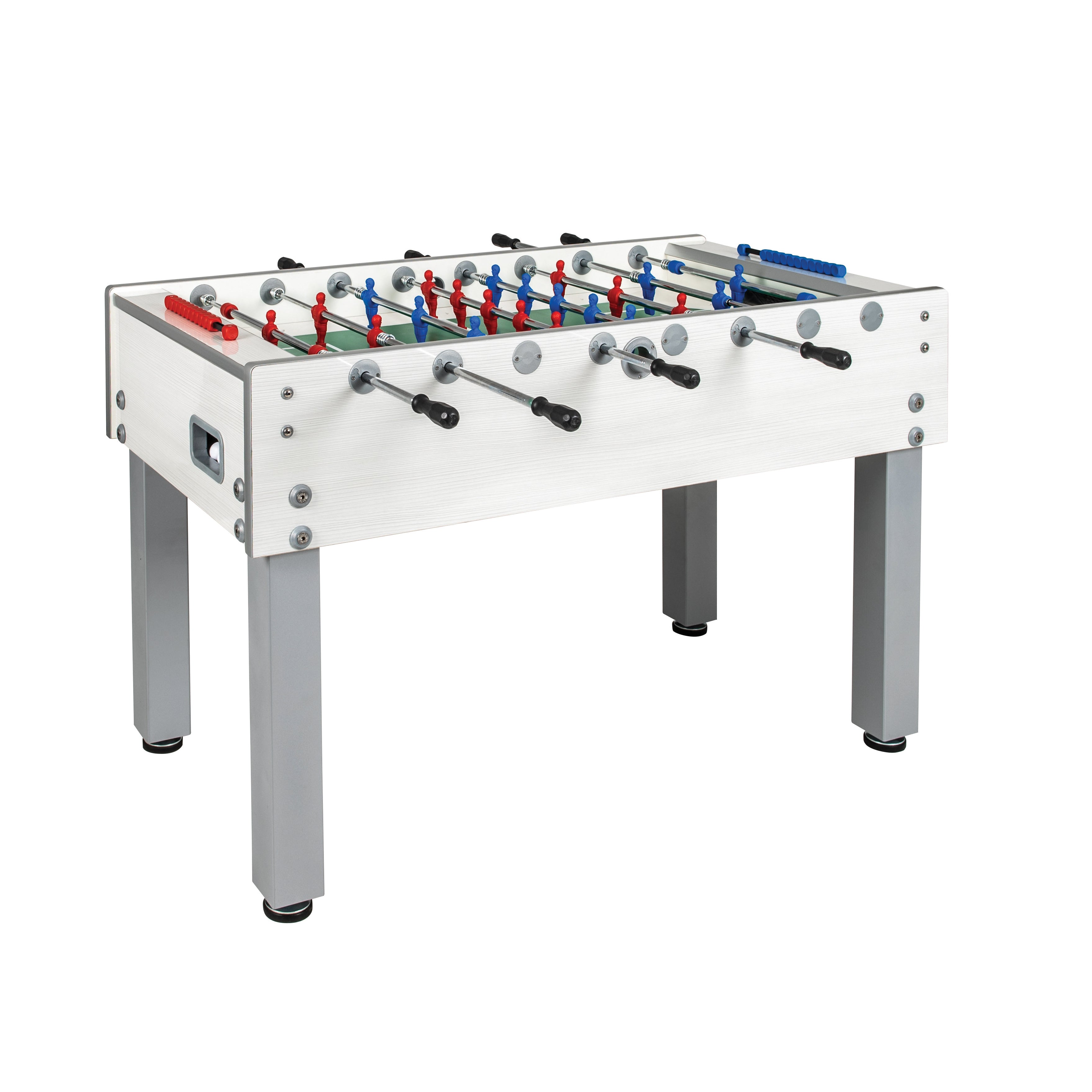 The GARLANDO G-500 OUTDOOR is weatherproof so you can bring all the great foosball fun outside. It is perfect for those who love the game but do not have enough free space for an indoor table.