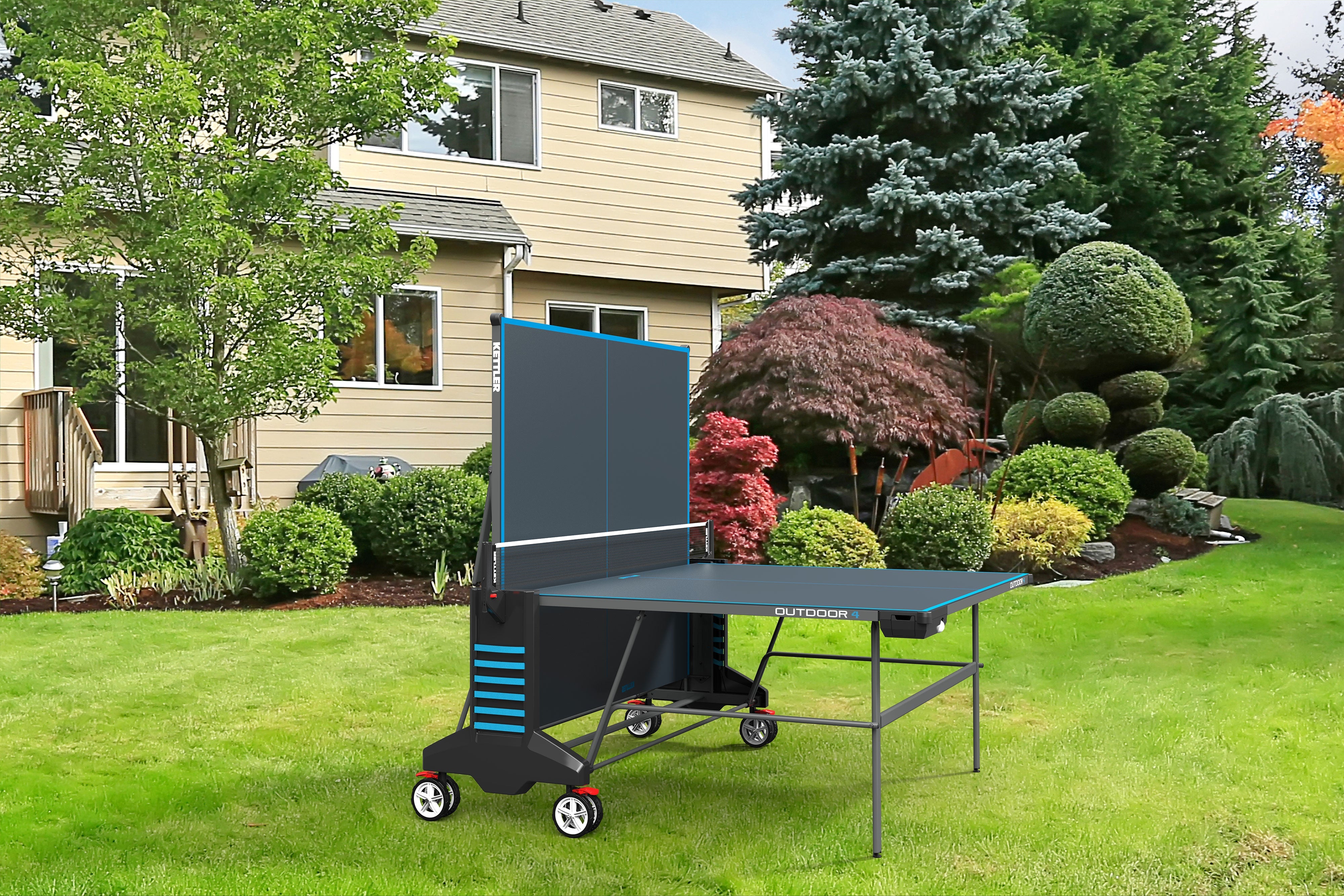 Outdoor 4 Table Tennis Table - 2-Player Bundle  *Available by Pre-Order Only*