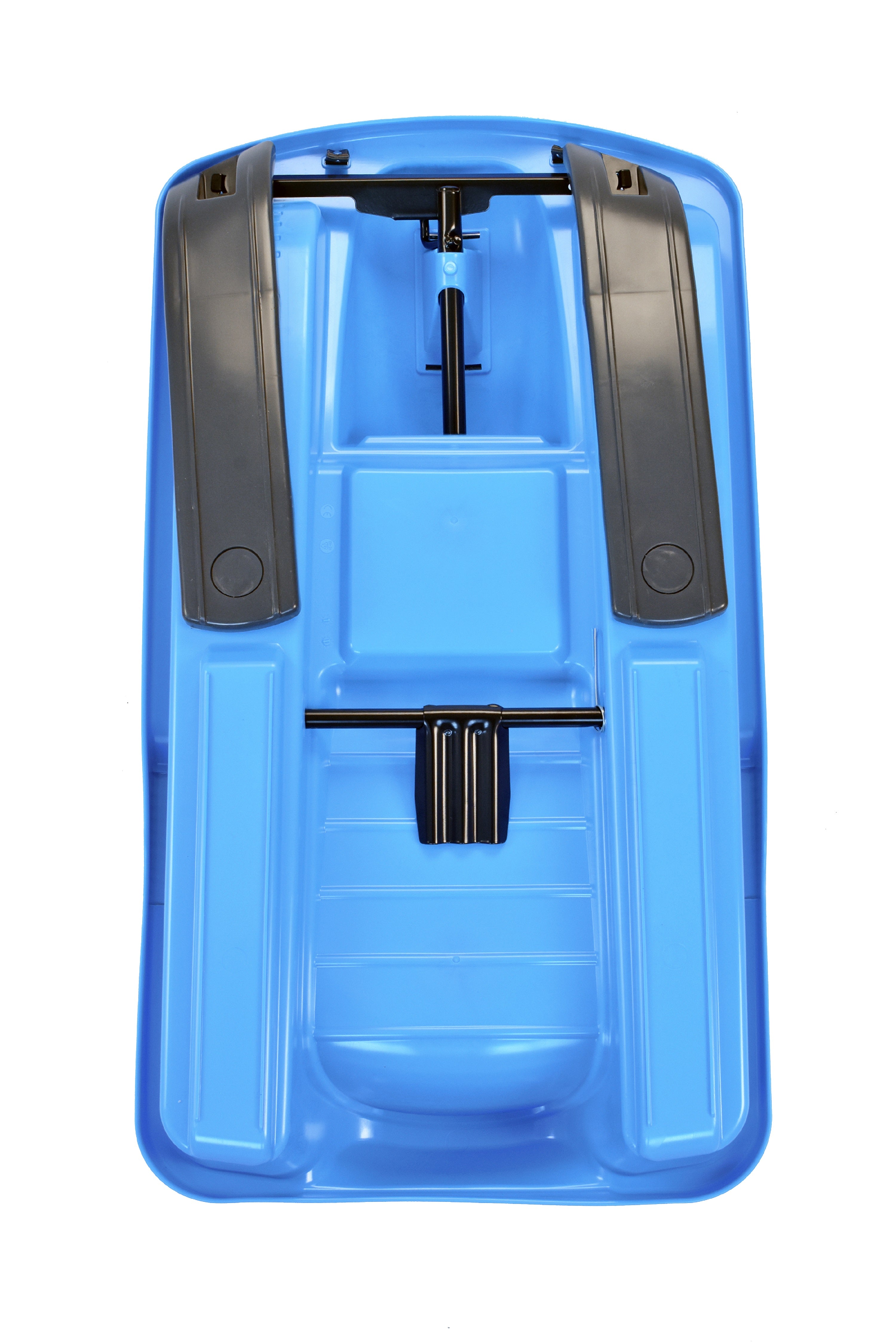 Bottom view of high quality snow sled made in germany