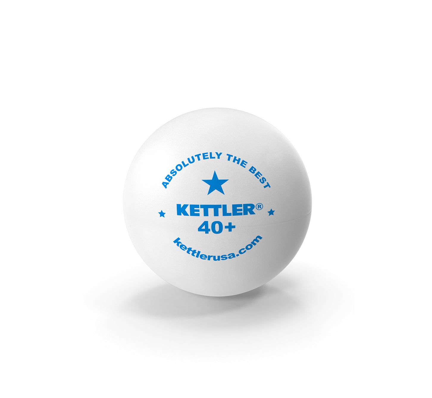 One star table tennis ball white