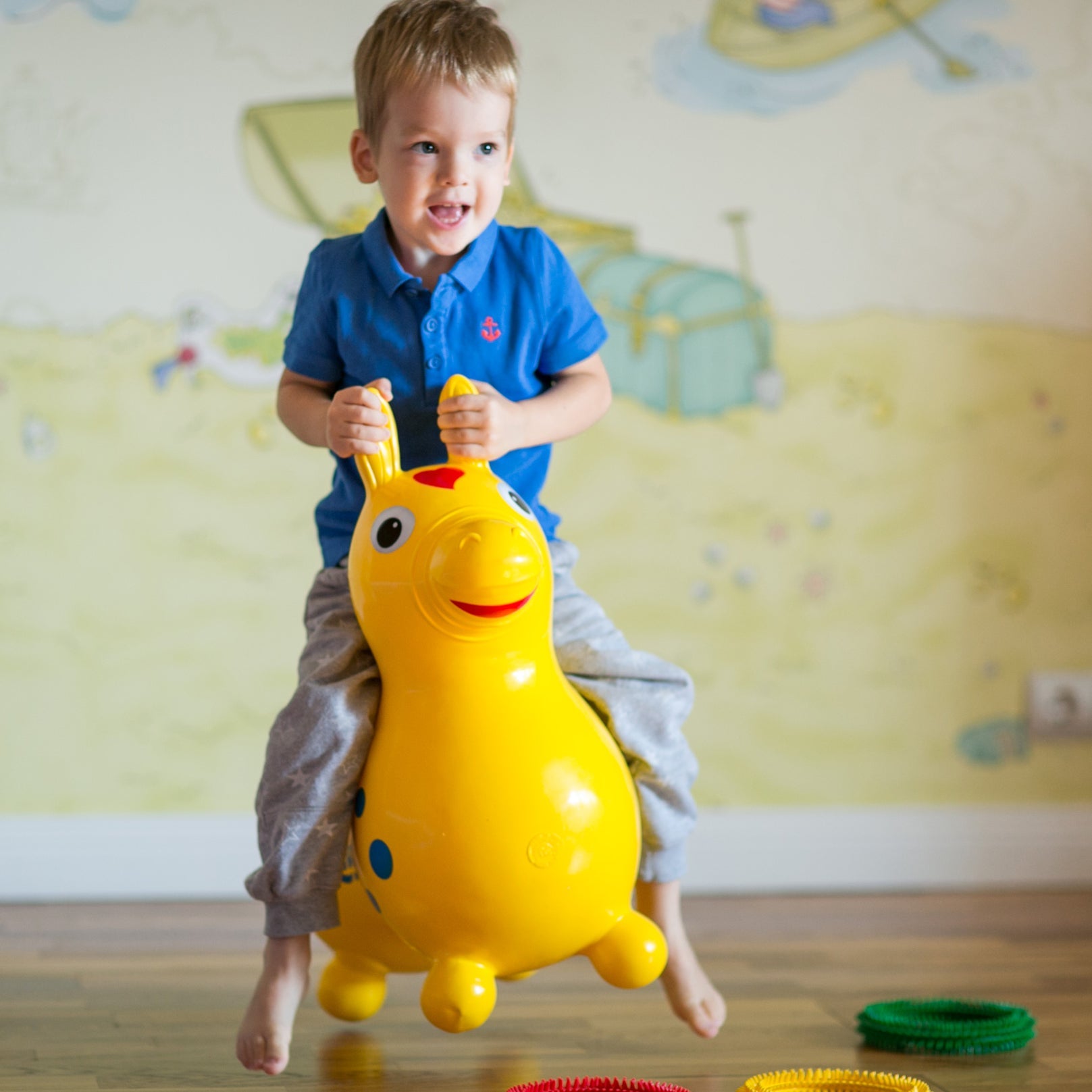 Child on Rody Bounce Horse