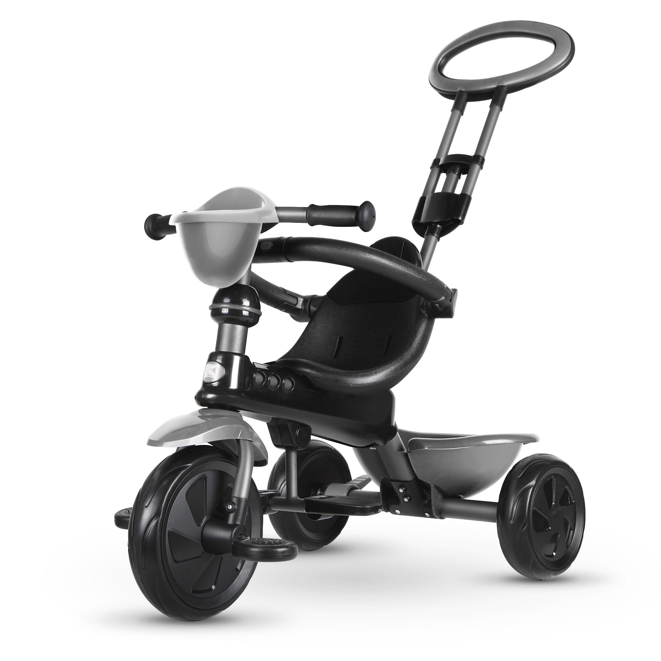 The KETTLER Happy Navigator 4-in-1 Trike grows with your little one from 10 to 72 months, transforming from parent-controlled ride on to kids’ tricycle. Unique removable and adjustable features make sure your little one has a trike for every stage of their development.