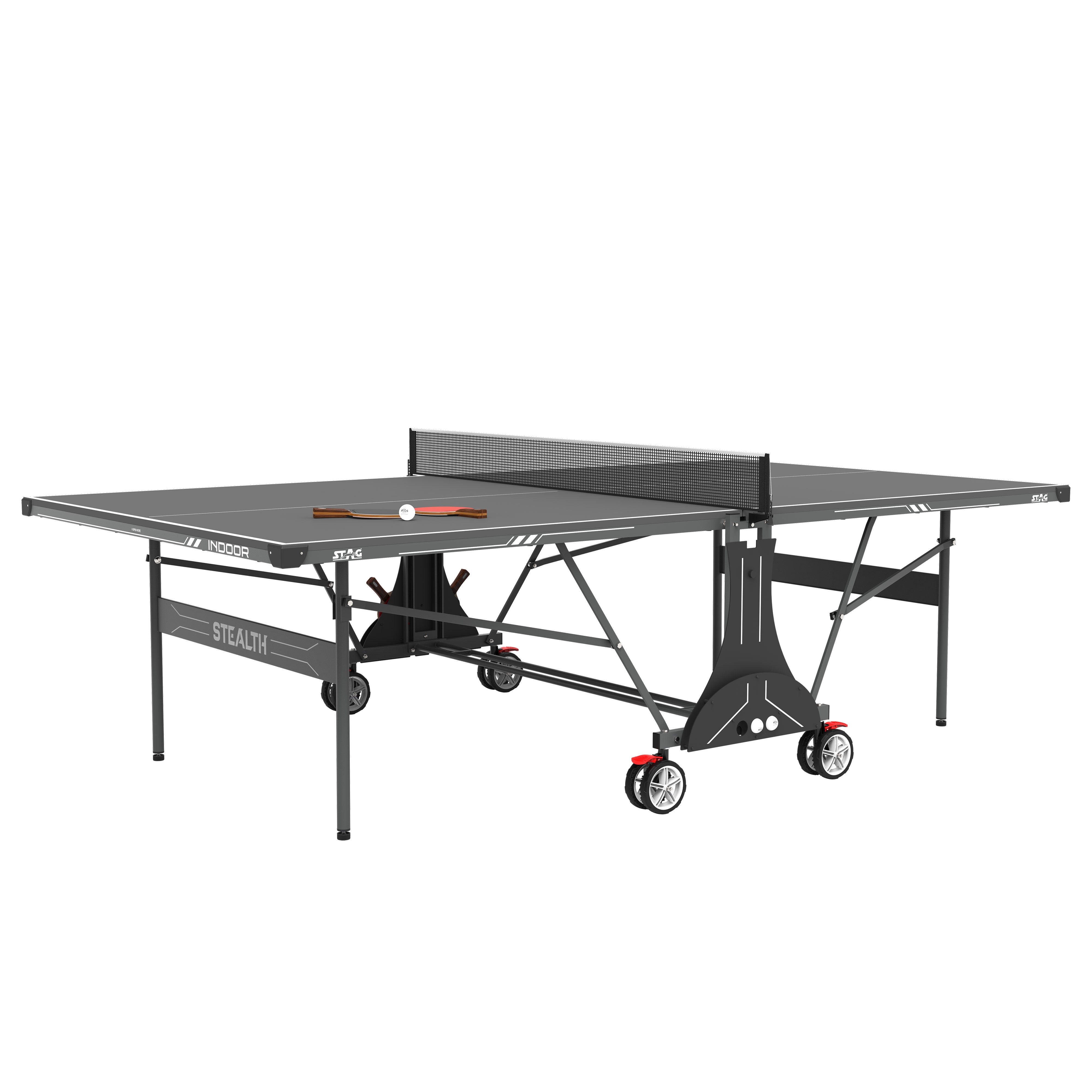 Stealth Indoor Table Tennis Table 2-Player Bundle
