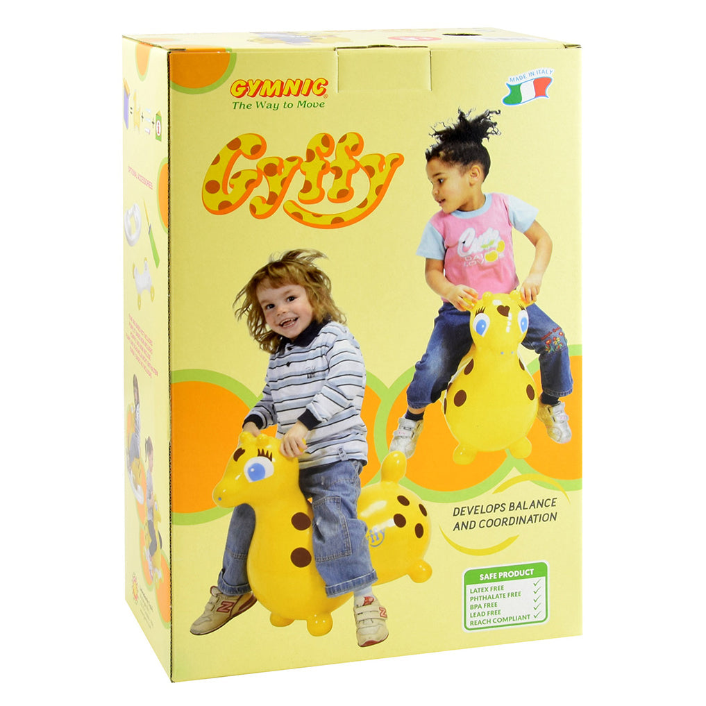 Gyffy The Giraffe Bounce Toy With Pump *Available by Pre-Order Only*